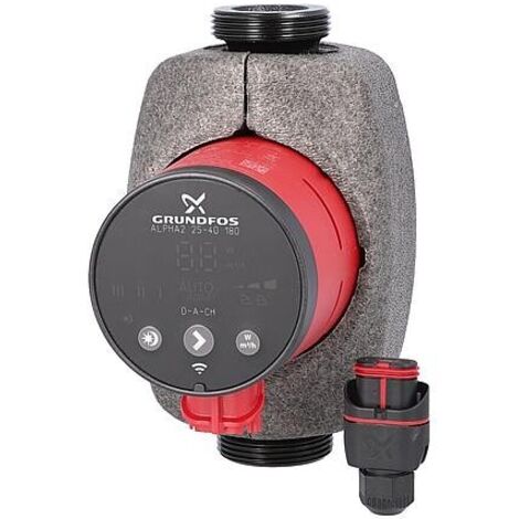 Circulateur Grundfos Alpha 2 25-80N, DN25(1"), PN10, 230V longueur 130mm