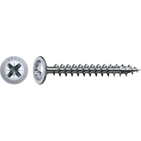 Vis Spax Tête plate Pozi 4X20 WIROX-2000 pièces (1/9)
