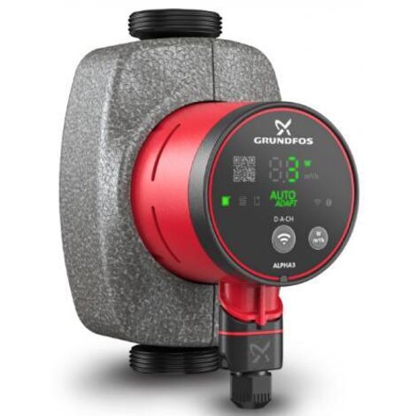 Circulateur Grundfos Alpha 3 25-60, DN25(1"), PN10, 230V, longueur 180 mm