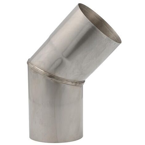 Coude en acier inoxydable 45°, Ø102 mm