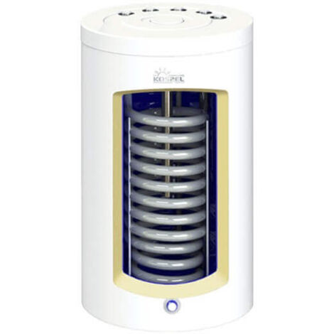Kospel – Ballon d'ECS SWK100 – Chauffe-eau à accumulation 100L – Émaillé avec échangeur de chaleur – Classe énergétique C (1/5)