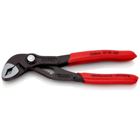 Knipex – Pince multiprise Cobra 150 mm – Ouverture 30 mm – Acier au chrome vanadium – Poignées anti-dérapantes pour confort d'utilisation