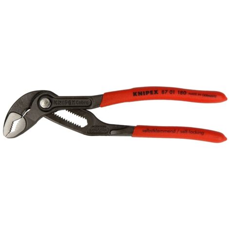 Knipex 87 02 180 T Cobra ® High-Tech Pompes À Eau Pince Gris atramentiert 180 mm