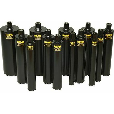 REMS couronne de carottage universelle diamant, UDKB 225x420xUNC 1 1/4, Nb de segments 13