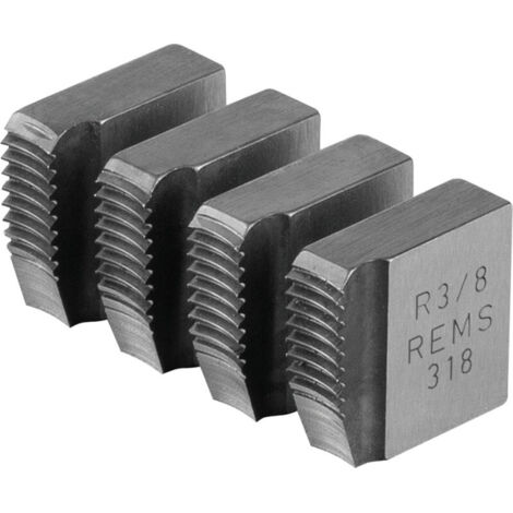 REMS Coussinet de filiere R 3/8" Filetage conique de tube a droite 1 jeu (1/4)