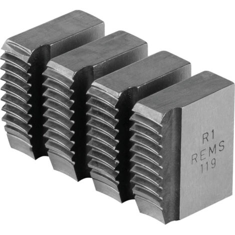 REMS Coussinet de filiere R 1" Filetage conique de tube a droite 1 jeu (1/4)