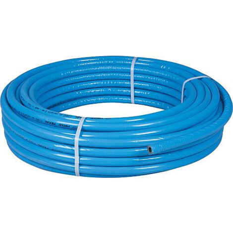 Tube multicouche PEXAL 32x3m, rouleau de 25 m 10mm d'isolation gris (1/3)