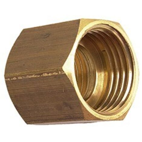 Raccord laiton Manchon egal fem fem avec butée 8271 1/4'' (1/2)