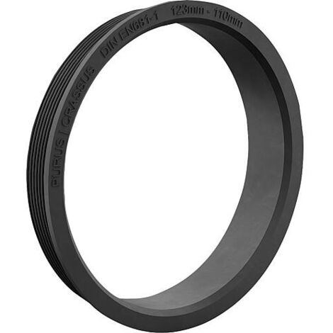 Adaptateur caoutchouc CGA 123-110mm, EPDM, T-max: +140°C (1/2)
