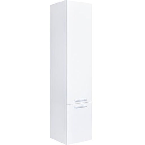 Armoire haute Serie MAA 2 portes, blanc mat, butée à droite, 380x1585x370mm (1/3)