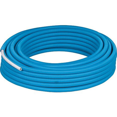 Tube multicouche PEXAL 16x2 mm, rouleau de 50m dans tube de protection bleu