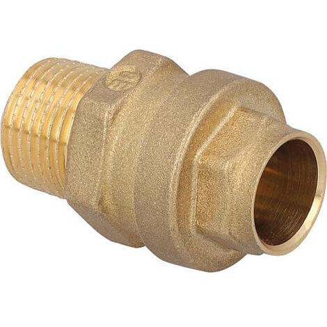 Transition a enficher male DN15(1/2") x 16mm, pour tube fusio, detachable