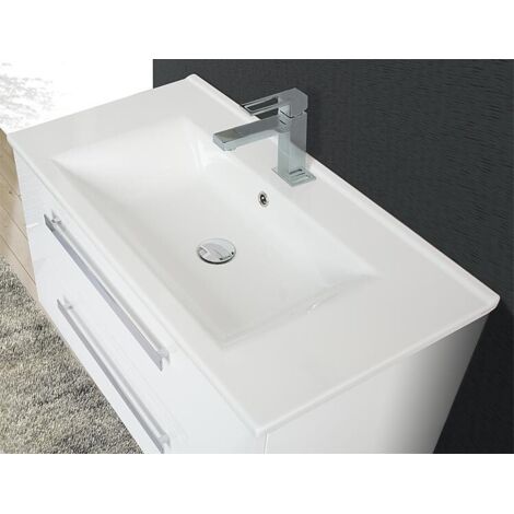 Ensemble de meubles de salle de bains EDIA série MAB blanc mat (1/5)