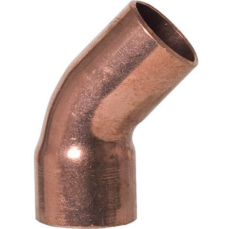 Raccord a souder en cuivre 5040 coude 45°, 10 mm WG905 (1/2)