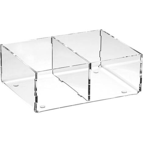 Boite de rangement en plexiglas transparent 160x50x120mm (1/4)