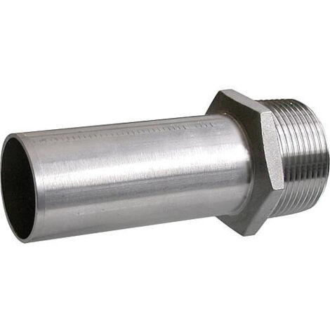 Nipple avec filetage male inox 15mm x DN 15 (1/2") (1/3)