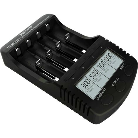 XCell 141863 Chargeur rapide Li-ion, NiCd, NiMH LR6 (AA), LR03 (AAA), LR14 (C), sub-C, 18650, 26650, 26500, 18490, 1750 (1/3)