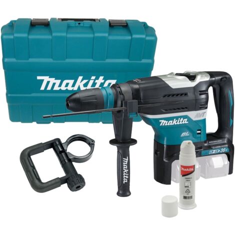 Makita – Marteau perforateur sans fil 18V – Moteur sans balais – Énergie de frappe 8J – Perçage béton 40mm – Mallette de transport incluse - DHR400ZKU (1/10)