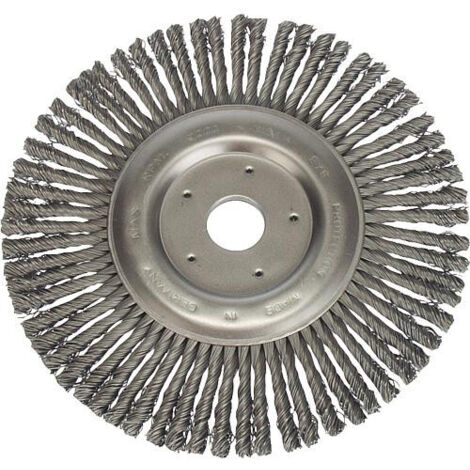 Lessman LES47320140 Pipeline Brush 40 Knots 125 x 22.2mm Bore Steel Wire
