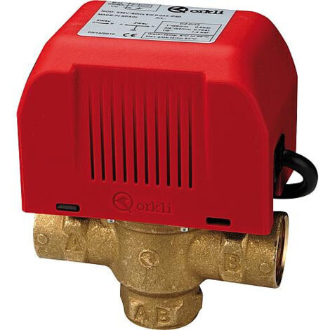 Soupape de zone 3 voies 1" fem.fem complet avec moteur 230V