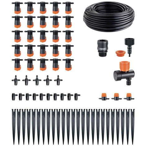 Claber Kit goutte à goutte Plus 25 pots, système d'arrosage goutte à goutte