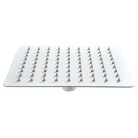CIEL DE PLUIE CARRÉ DE 30 CM. BLANC MAT (1/2)