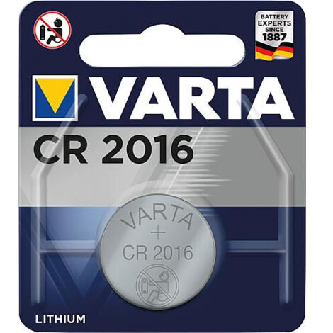 Varta Pile Lithium Professional Electronics, CR2016, en blister - lot de 10 blisters (06016 101 401 PACK) (1/2)