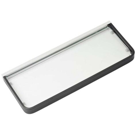 Fix Mi Tablette à clipser L.35 cm chrome et noir COSMOPOLITAN MAT INTER (1/4)