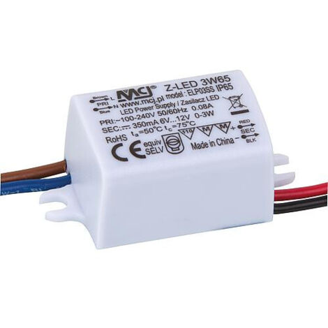 Transfo pour agent lumineux 12 V, 0- Watt, IP65 (1/5)
