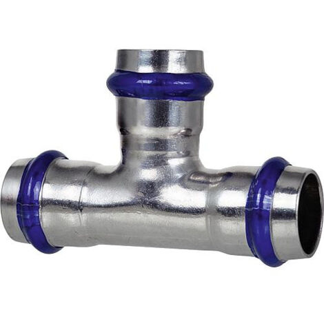 Raccord a sertir inox contour V té 15 mm (1/3)