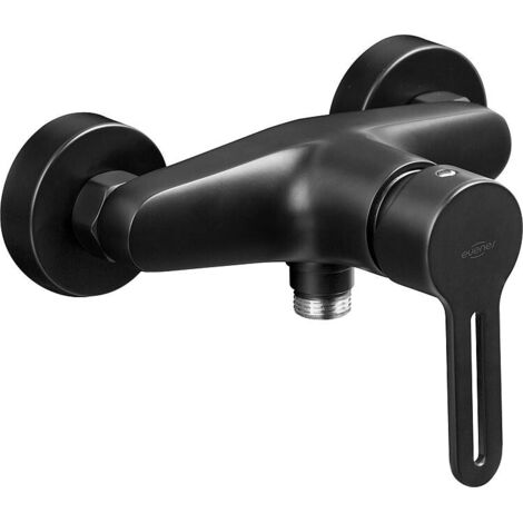 Mitigeur de douche en saillie Enzan Nero noir mat saillie 130mm (1/3)