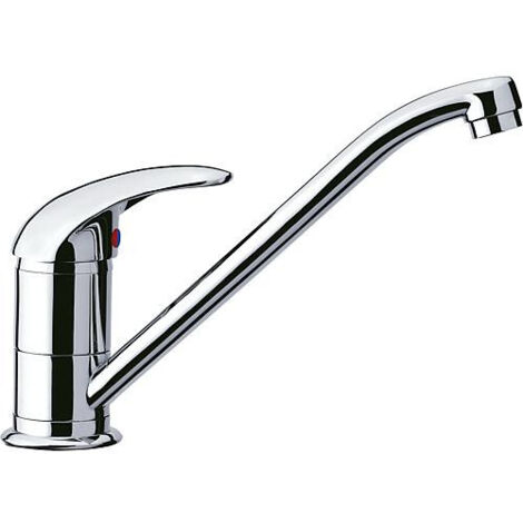 Mitigeur d'evier Rumba II chromé - bec orientable Saillie 227mm (1/4)