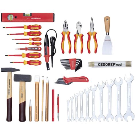 GEDORE RED 3301646 - Kit d'outils pour l'électrotechnique en vrac 42 pcs. , R21000042 (1/5)
