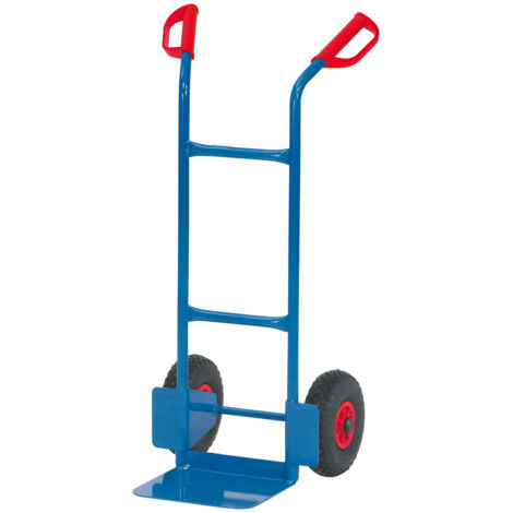 Diable en tube d'acier B1125L Fetra Capacité 200 kg, roue a air