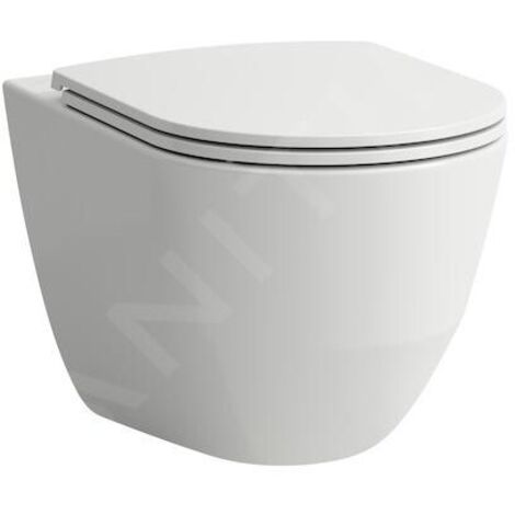 WC suspendu Laufen Pro S 360x375x560 mm sans rebord, surélevé blanc (1/3)