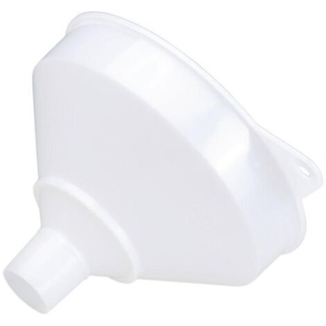 Entonnoir pour fût 253 mm avec tamis en acier inoxydable – HD-PE transparent – Résistant aux acides et aux températures -20°C à +70°C – Hünersdorff (1/3)