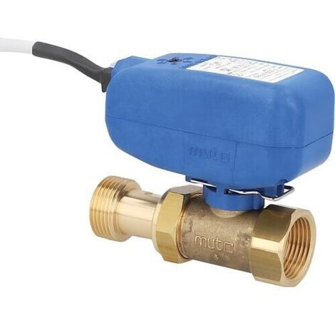Vanne à bille électrique MUT TMO 2 voies, commande SPST 230 V, DN 20(3/4") AGxIG (1/2)