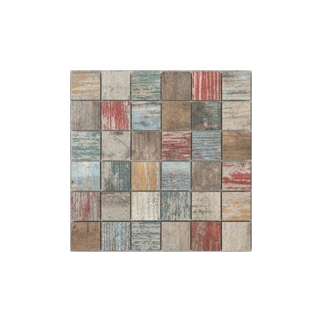KEG17005 – Mosaïque pour sol en céramique – Dimensions 29,5 x 29,5 cm – Anti-dérapant R10 – PEI 4 pour usage intérieur – Barwolf