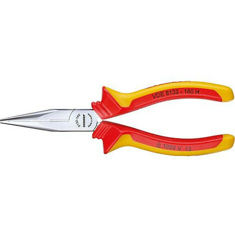 Pince plat ronde VDE GEDORE longueur 160mm (1/5)