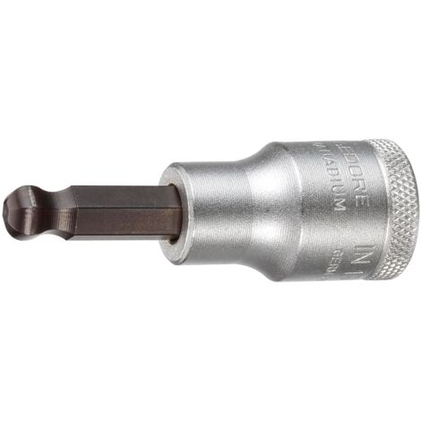 GEDORE 2219360 - Tournevis à embout femelle 1/2" joint à rotule hexagone intérieur 7mm , IN 19 K 7 (1/3)