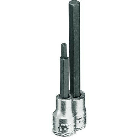 Embout tournevis 1/2 " 6 pans Gr. 8 mm, L 90 mm (G) (1/2)