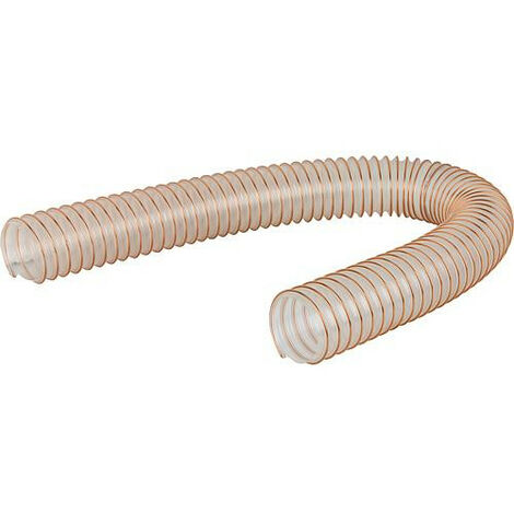 Tuyau à pellets 1,0 m – Diamètre 65 mm – Connexion brûleur BG à vis sans fin – Compatible brûleur A25 Atmos