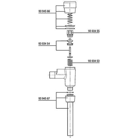 Ecoulement Benkiser complet pour modèle 666-677/699 avec tuyau 180mm et joint