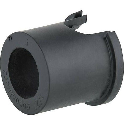 Raccord a sertir p. multicouches Kit d'isolation acoust p coude mural long plastique special noir (1/2)