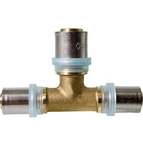 EVENES raccord a sertir pour multic., raccord Té milieu aggrandi 32x3-40x3,5-32x3mm contour TH (1/2)