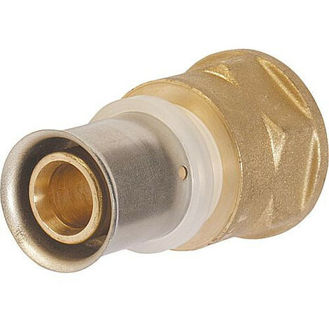 Raccord a sertir p. multicouche réduction avec filetage femelle 20x2mm - 1/2", contour TH (1/4)