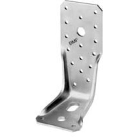 Piece d'angle KR 135 L 135 x 85 x 4,0 x 65 mm galvanise a chaud (tzn) (1/2)