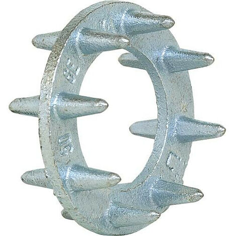 Attache pour bois bilateral diam. 115mm, galv zingue