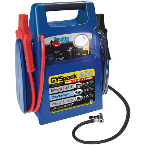 Gys - Démarreur autonome 026322 GYSPACK AIR 12V 3en1