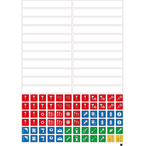 Kit étiquetage convient pour tous les L-Box et XL-Box (1/2)